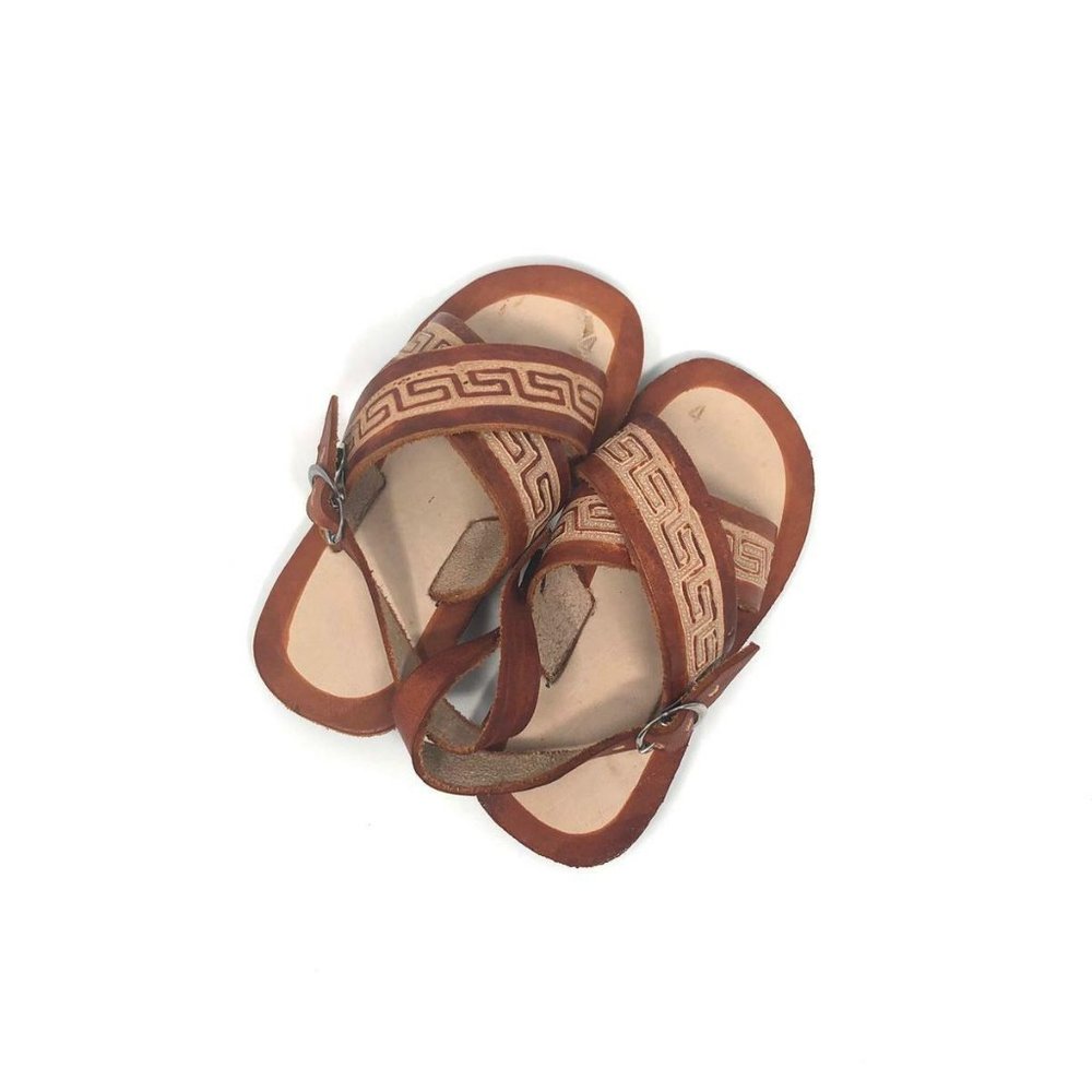 Mexican boy Sandals Size 4 Leather Authentic Juan